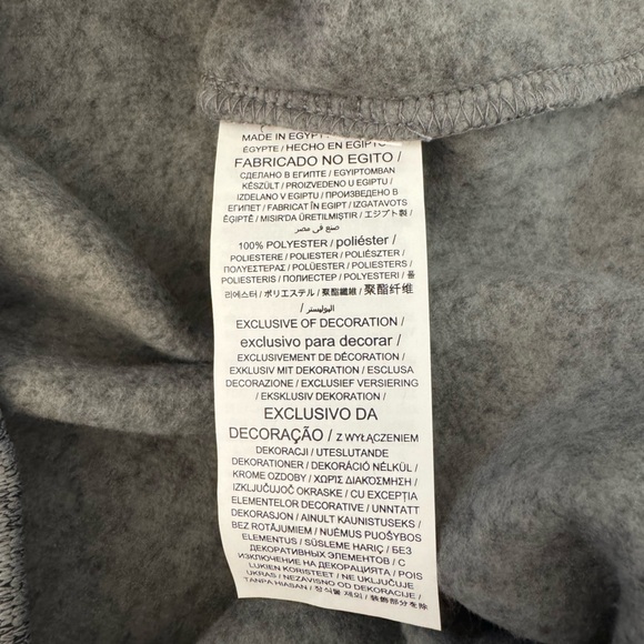 NWOT! Men’s Nebraska cornhuskers full zip fleece lined jacket black/gray 2XL - Picture 4 of 4